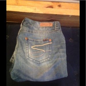 Seven light blue jeans